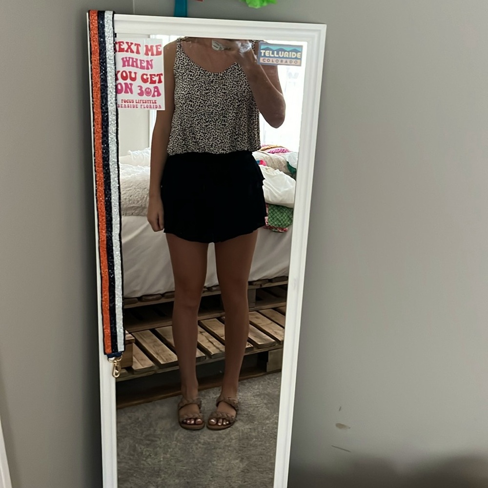 Z Supply polka dot elastic at the bottom tank top